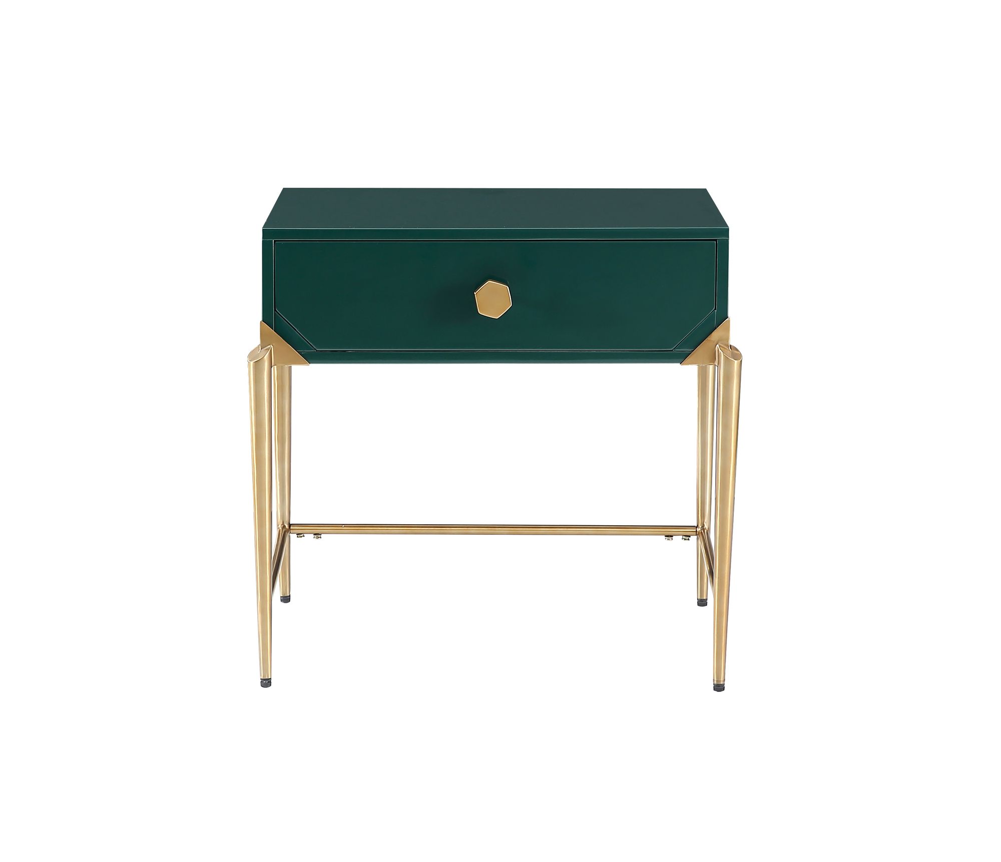 ニューダンガンロンパV3 The Neworder Table Tribesigns Wood End Table, 3-Drawer Side Table with 3 Rattan