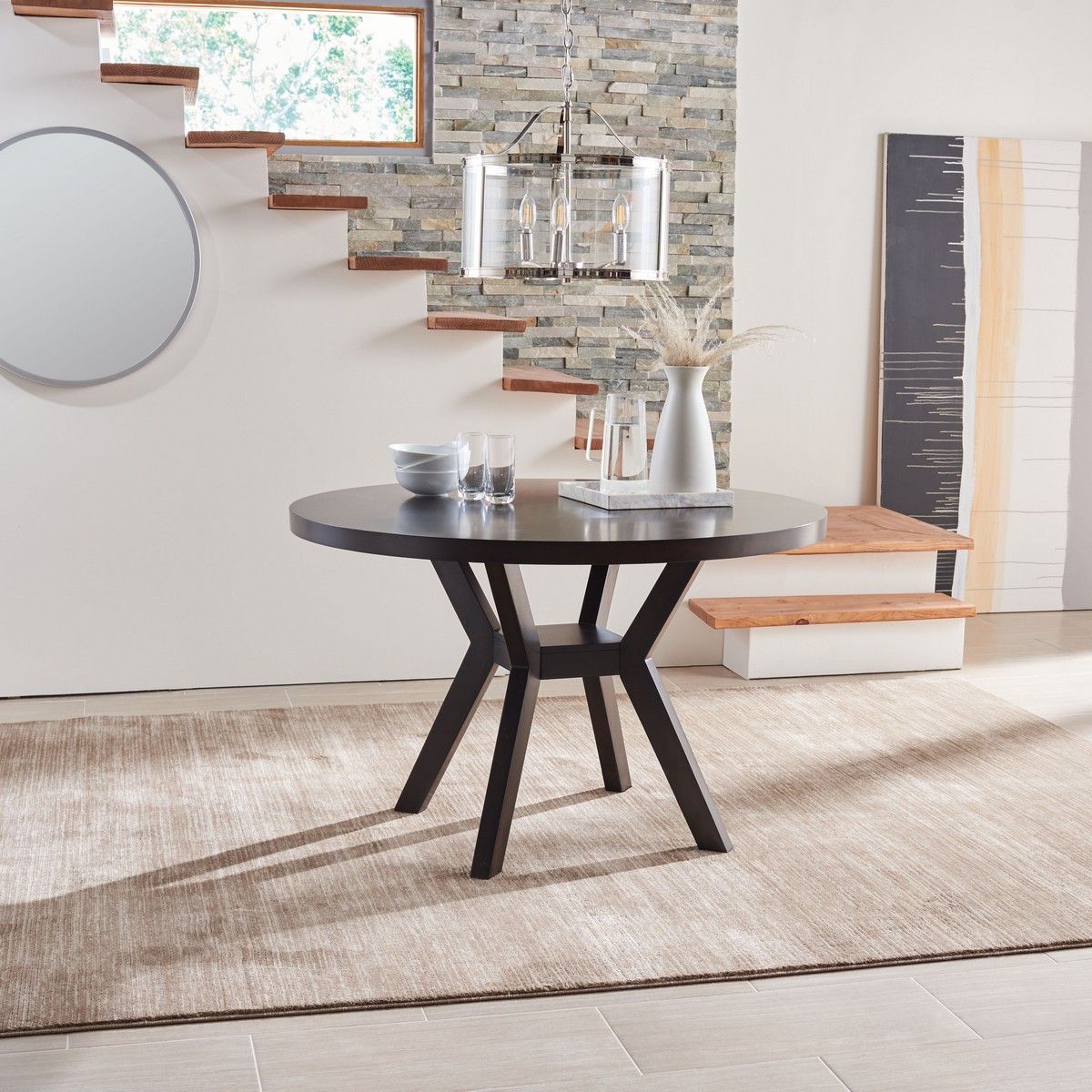 Hazelton round deals dining table