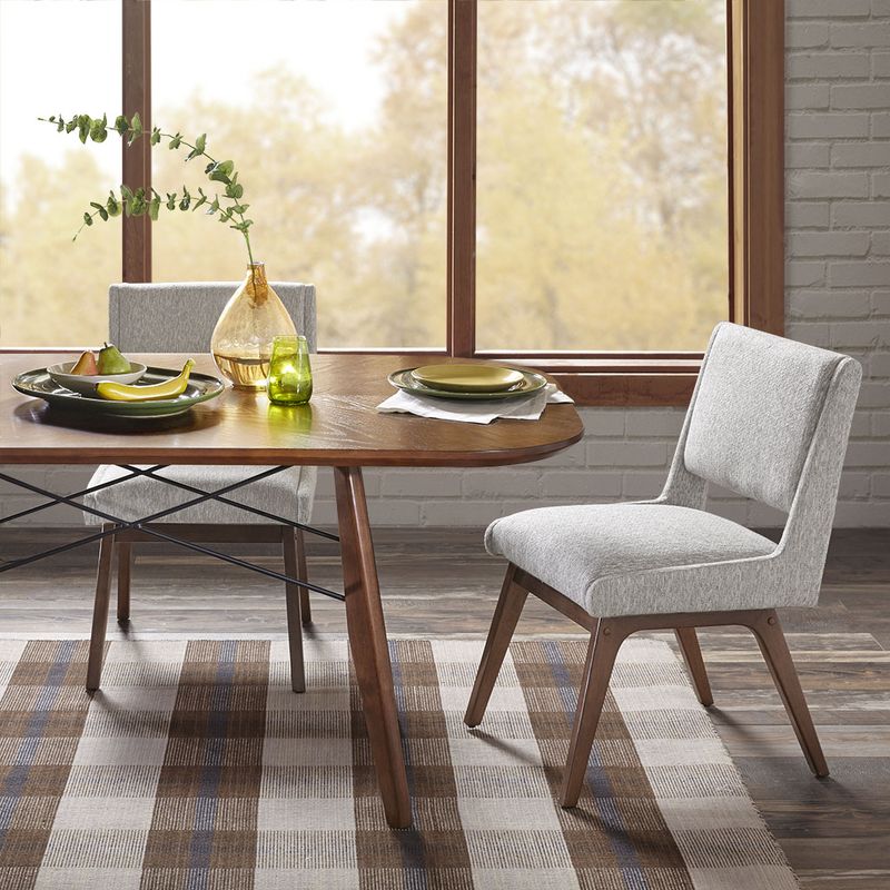 Ink+ivy Boomerang Mustard Yellow/pecan Accent Chair at allmine.com