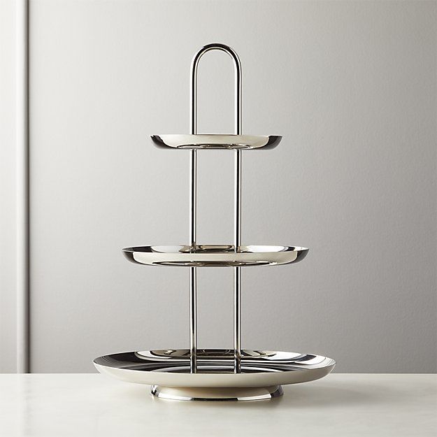 Stainless steel 3 tier cake online stand