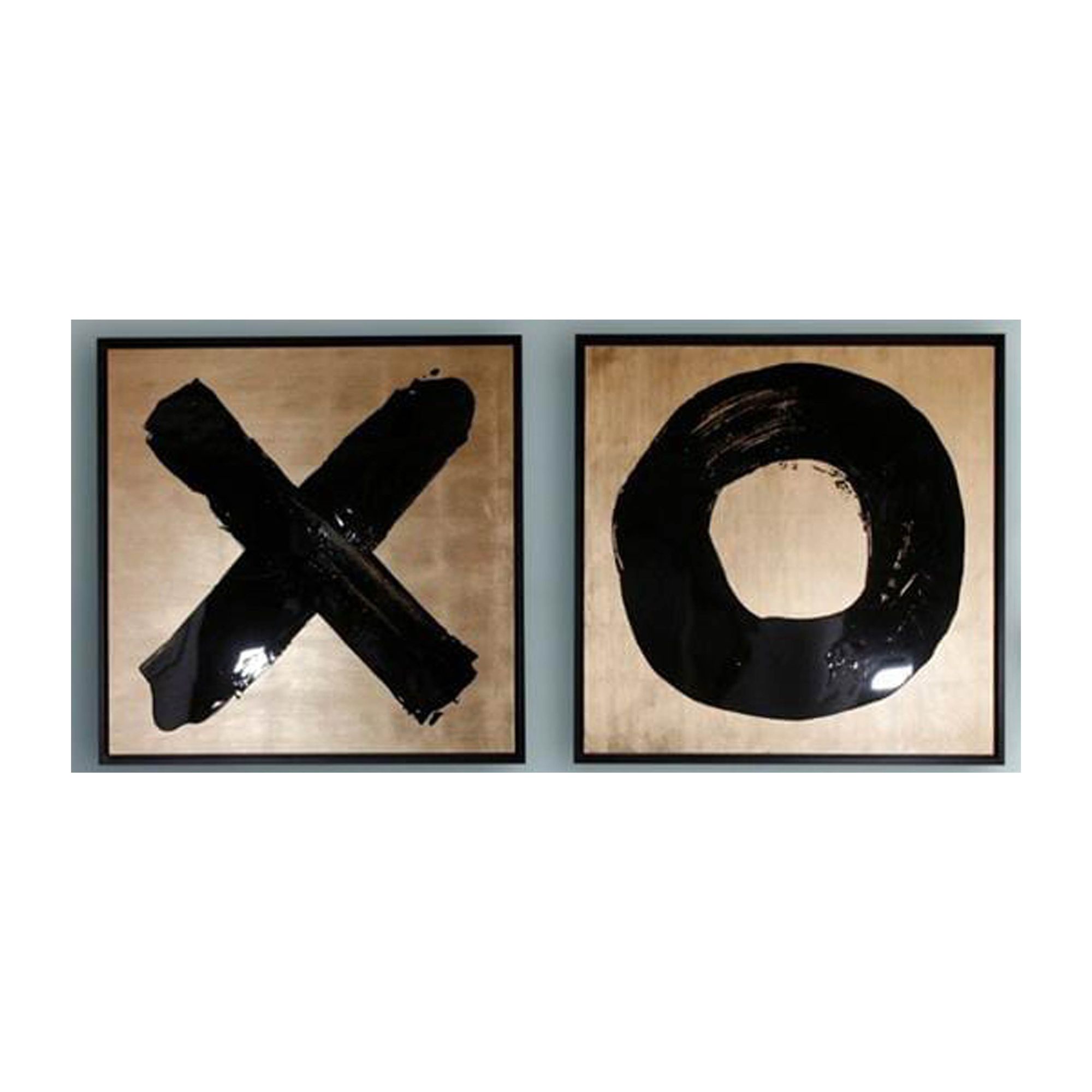 95" x 47" Hand Painted X And O Frames (Set of 2) - Thumbnail 2