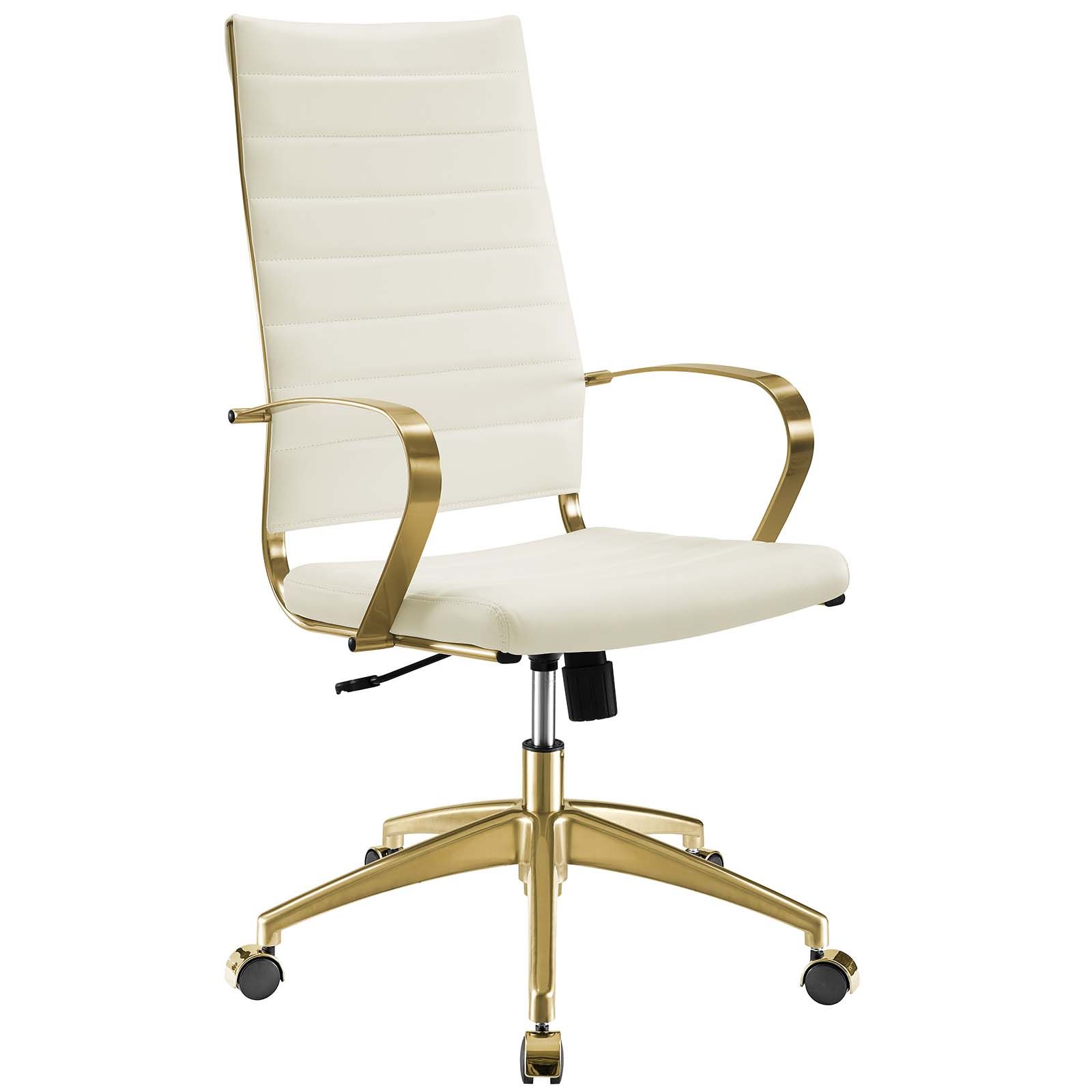 Arista Snow Boucle Desk Chair, Office Furniture