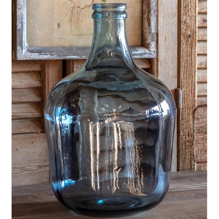 Glass & Vases : Large Glass Cellar Bottle