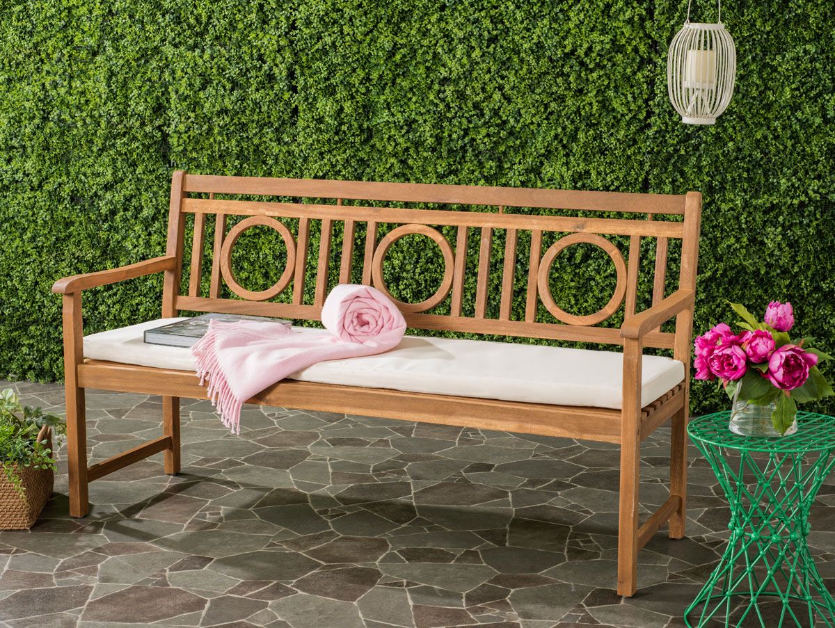 Hardwood garden 2024 bench 3 seater