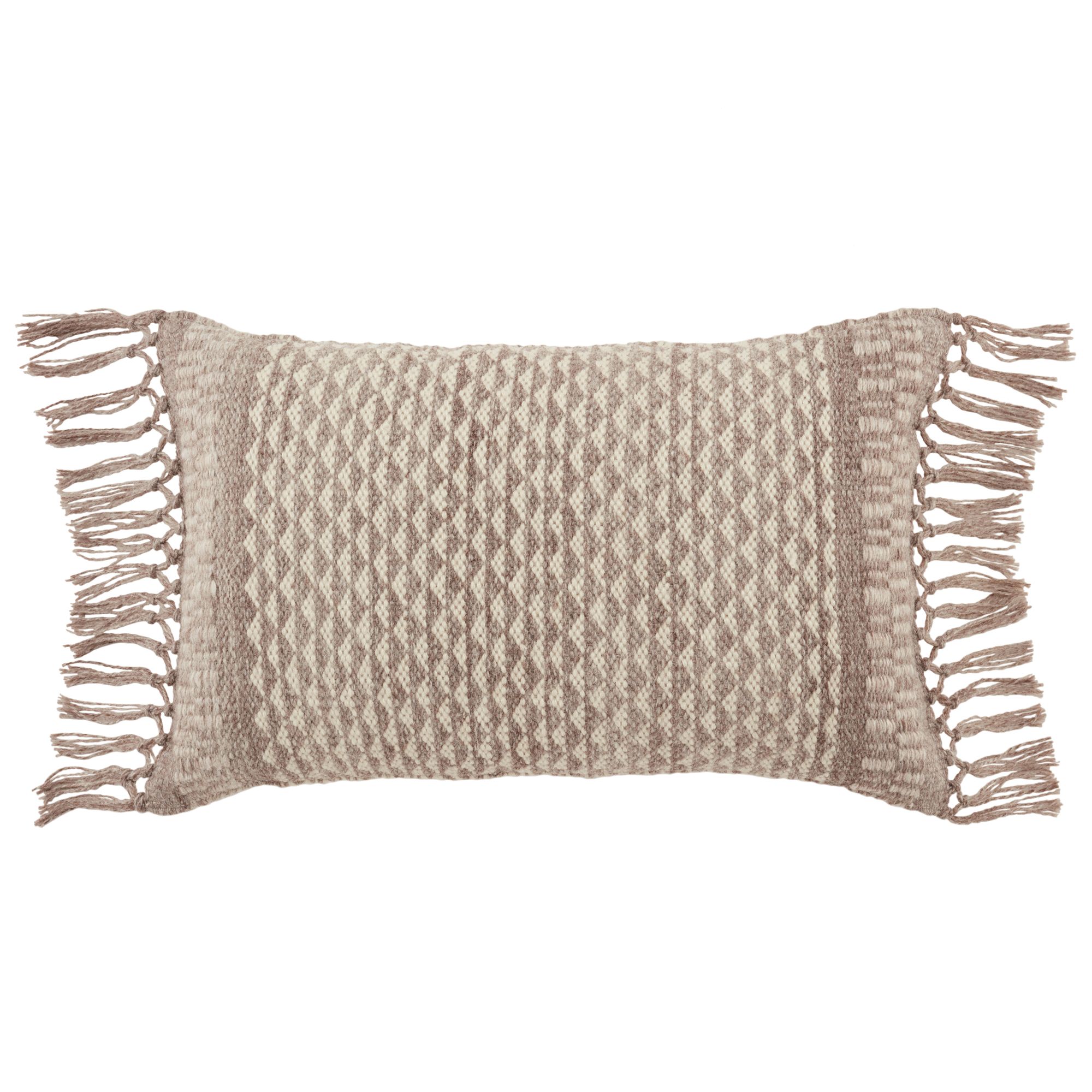 Haskell Indoor/ Outdoor Geometric Lumbar Pillow at