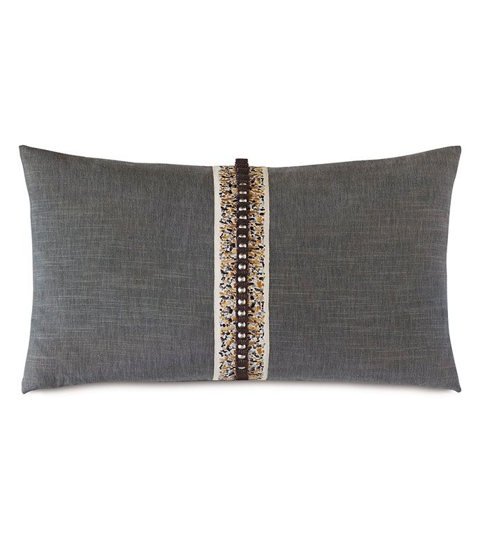 Tania Dot Small Deco Pillow with pleated edge – Les Indiennes