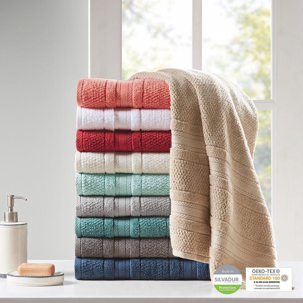 Arlow Organic Cotton White Bath Towel Set