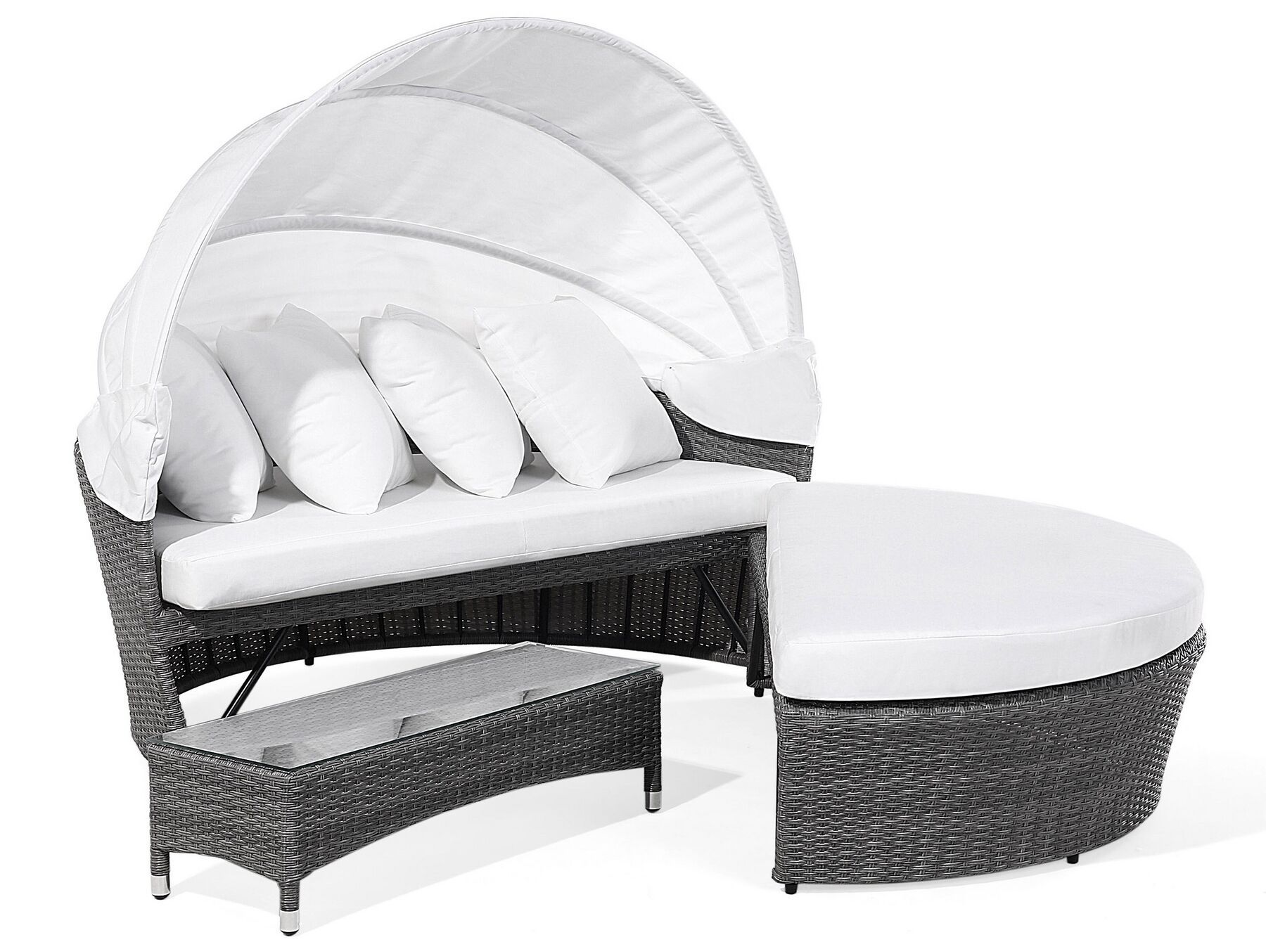 Rattan day bed lounger hot sale