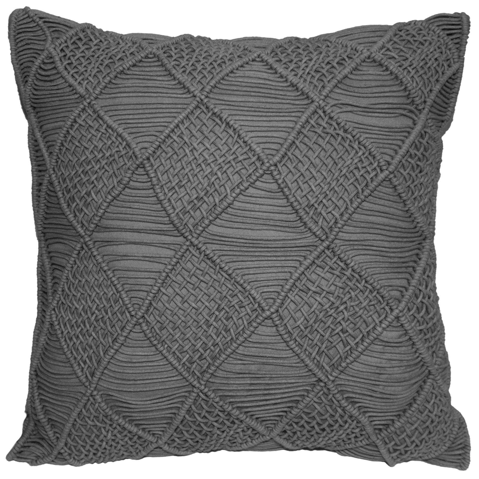 The Holiday Aisle® Ferris Embroidered Cotton Throw Pillow