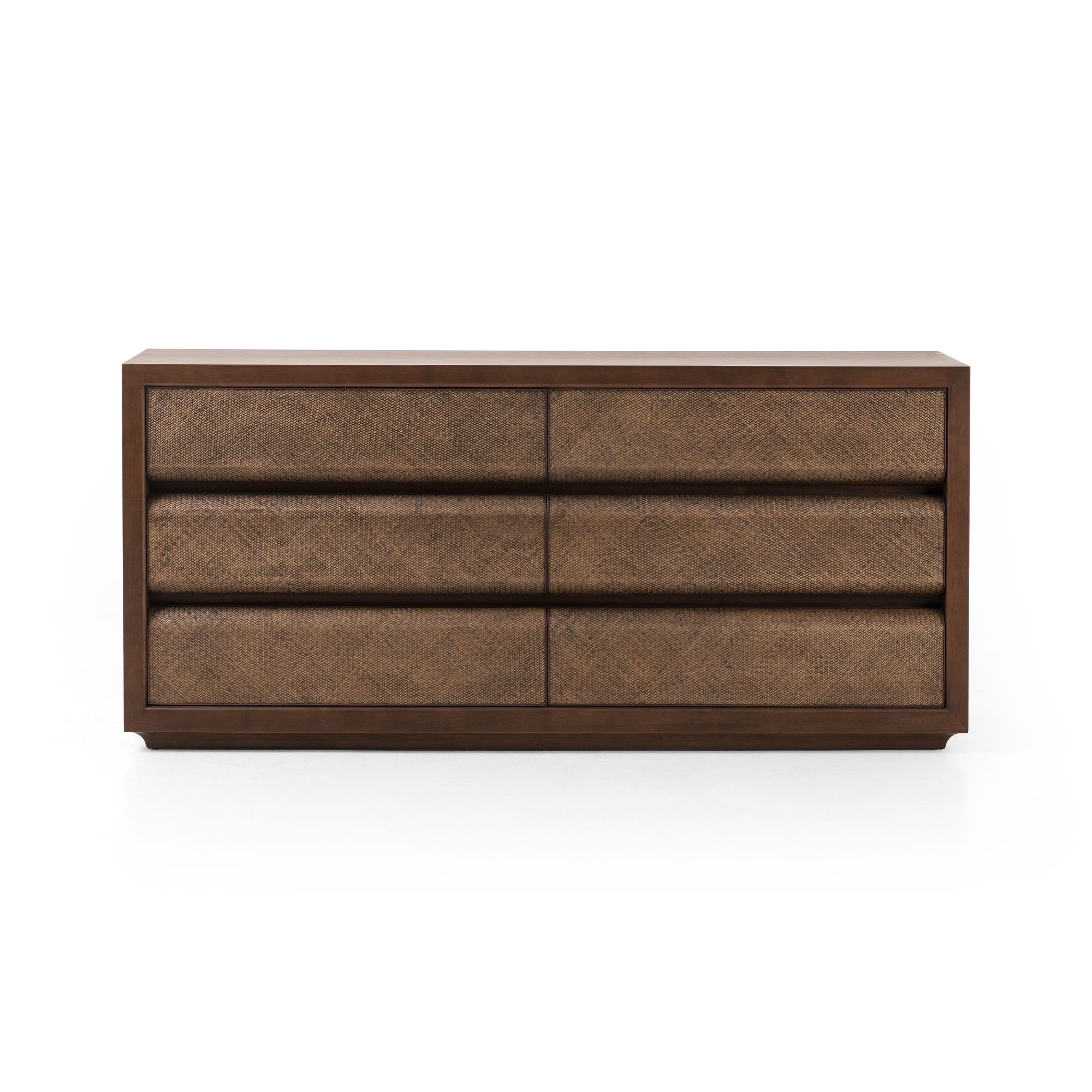 Maho 6 Drawer Dresser-Dark Walnut at allmine.com