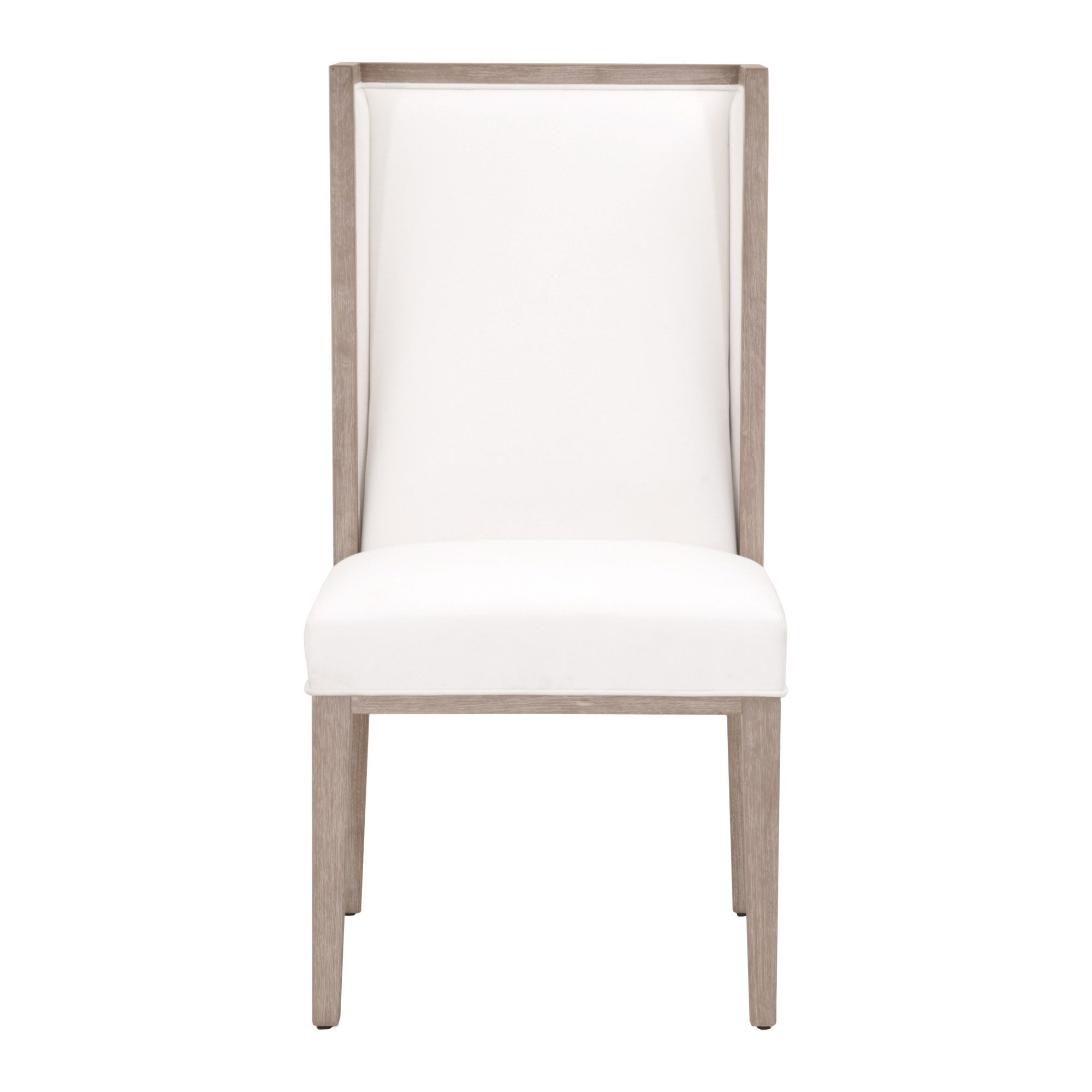 White wingback dining online chair