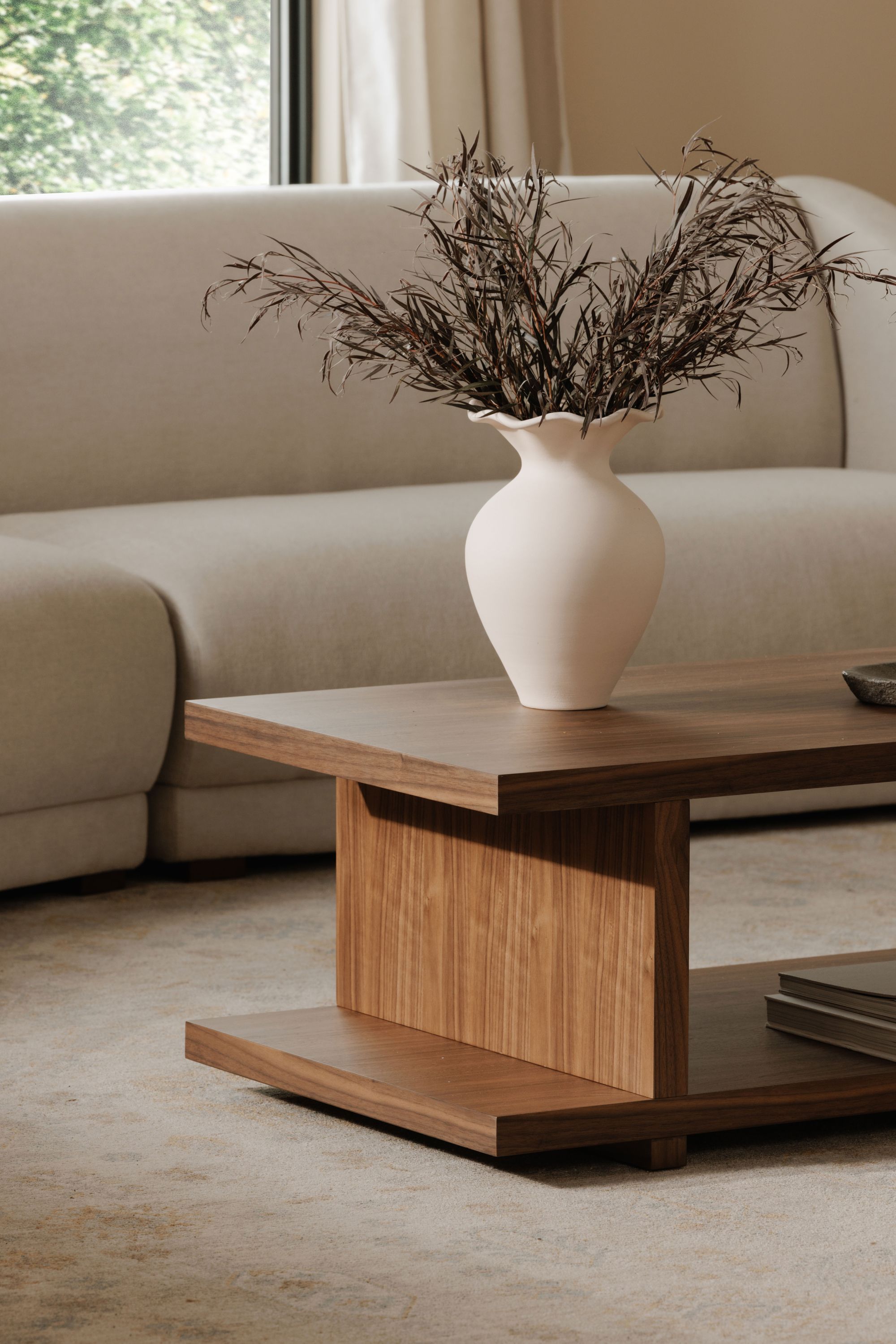 Miri Coffee Table Walnut at allmine.com