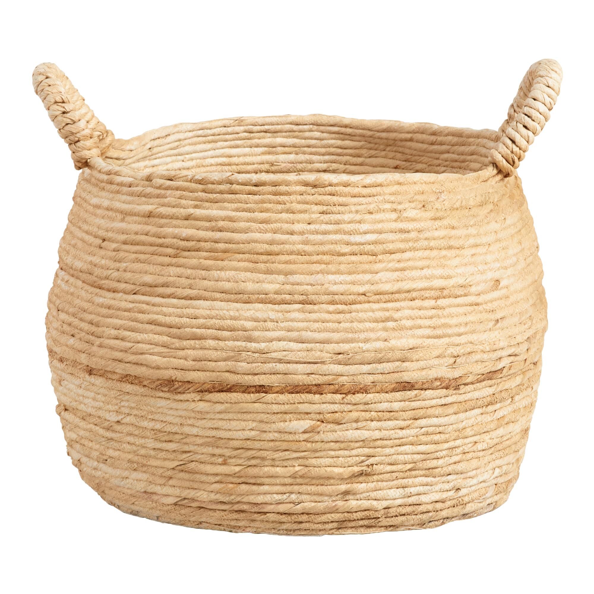 Large Banana Delilah Tote Basket at allmine.com