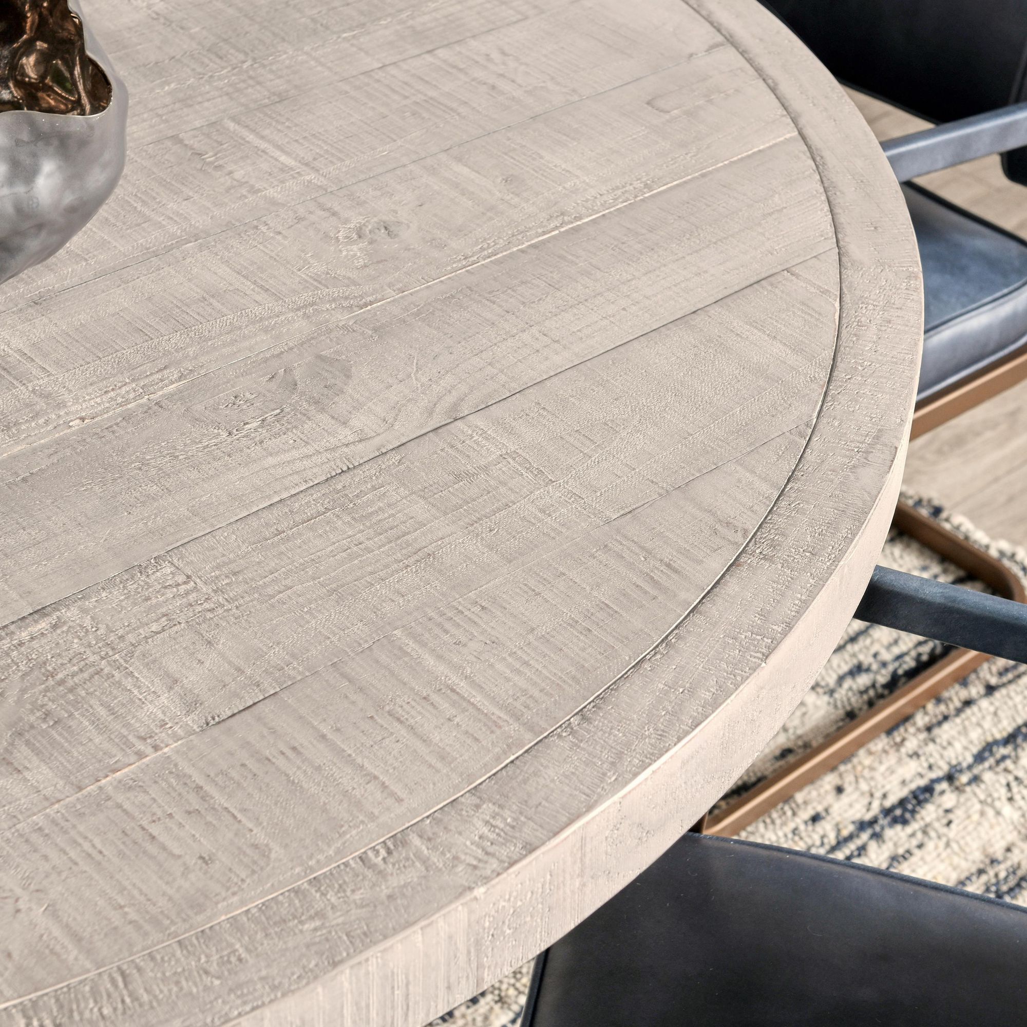 Rosemount Transitional Round Dining Table at allmine.com