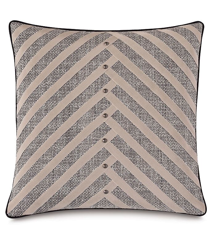 The Holiday Aisle® Ferris Embroidered Cotton Throw Pillow