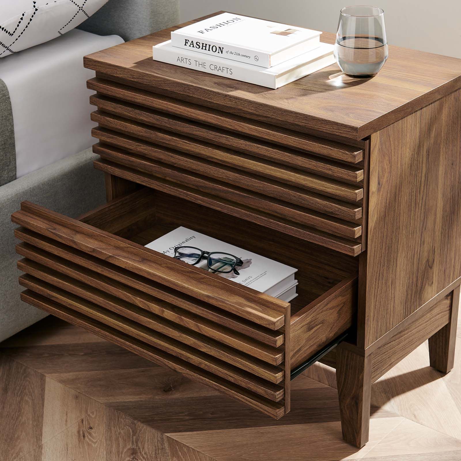 Modrest Maceo - Modern Nightstand Drawer Box