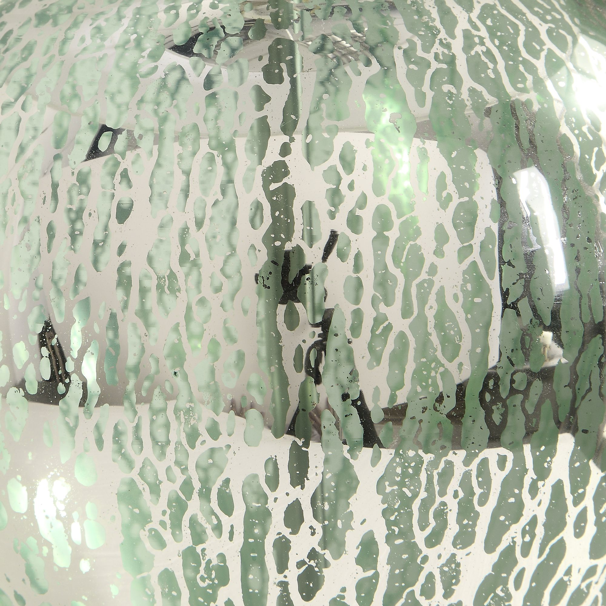 【MERCURY】U.S MODERN OLD 緑ガラス3灯 葡萄 レトロ Mafalda Mercury Glass Lamp at allmine.com