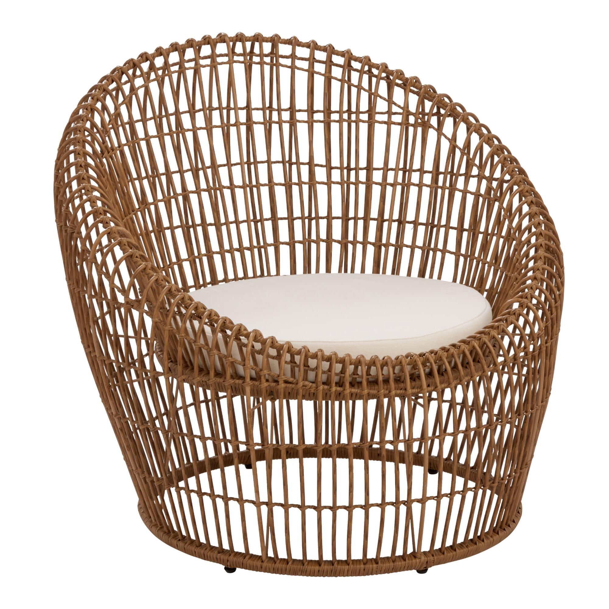 Wicker shop cocoon chair