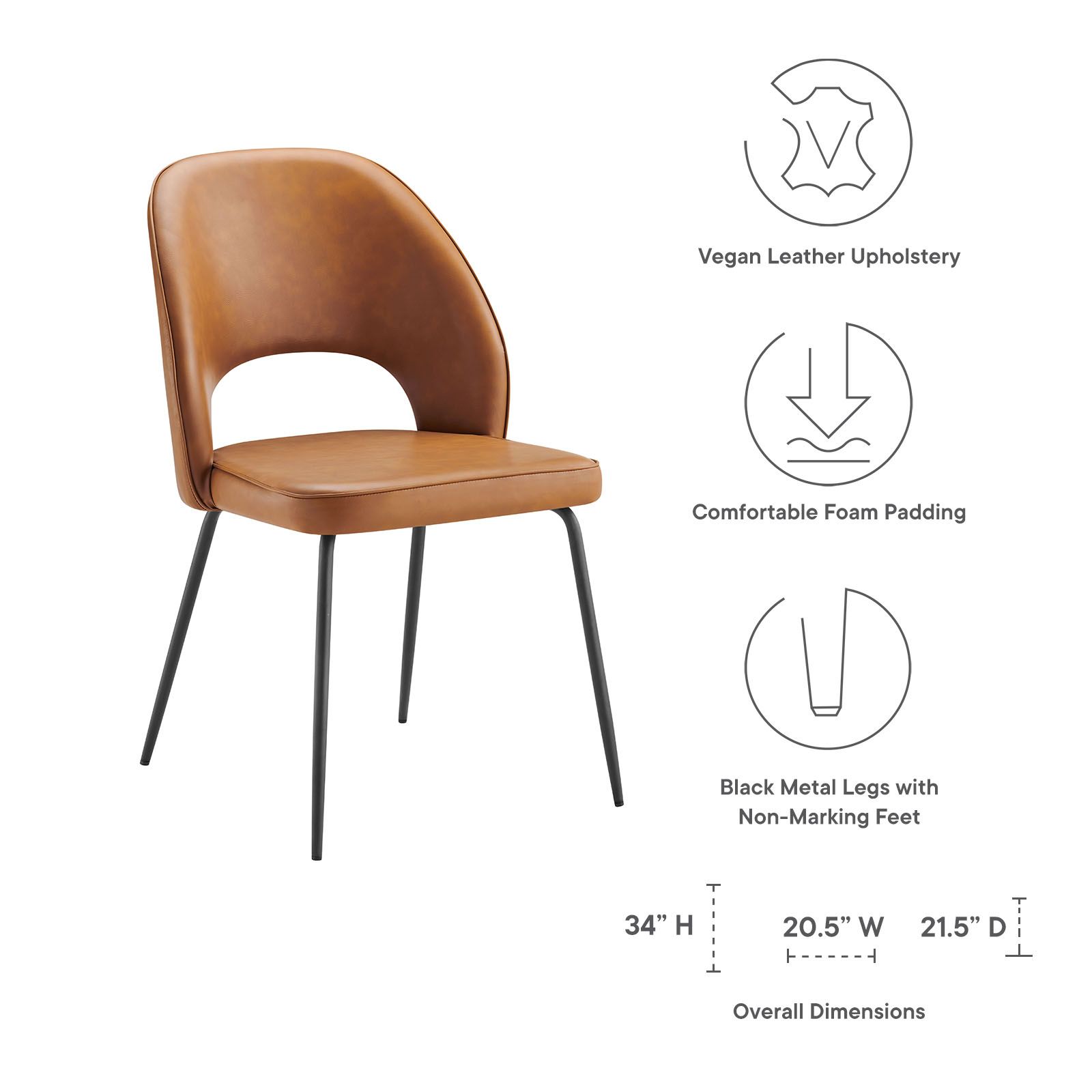 Nico Dining Chair - Set Of 2 at allmine.com
