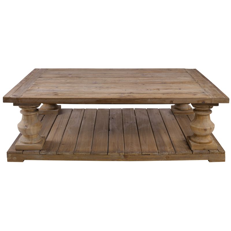 Rustic Recycled Wood Coffee Table Nest - Juliettes Interiors