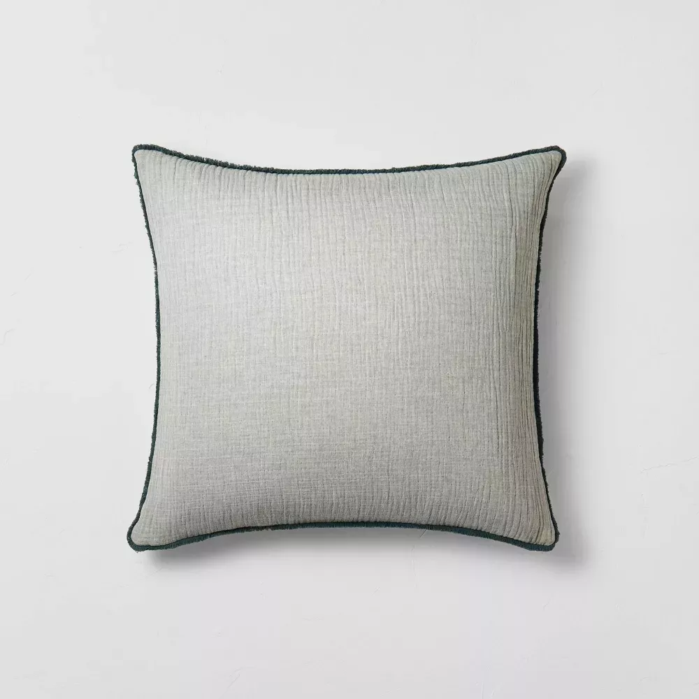 Chambray outdoor clearance pillow