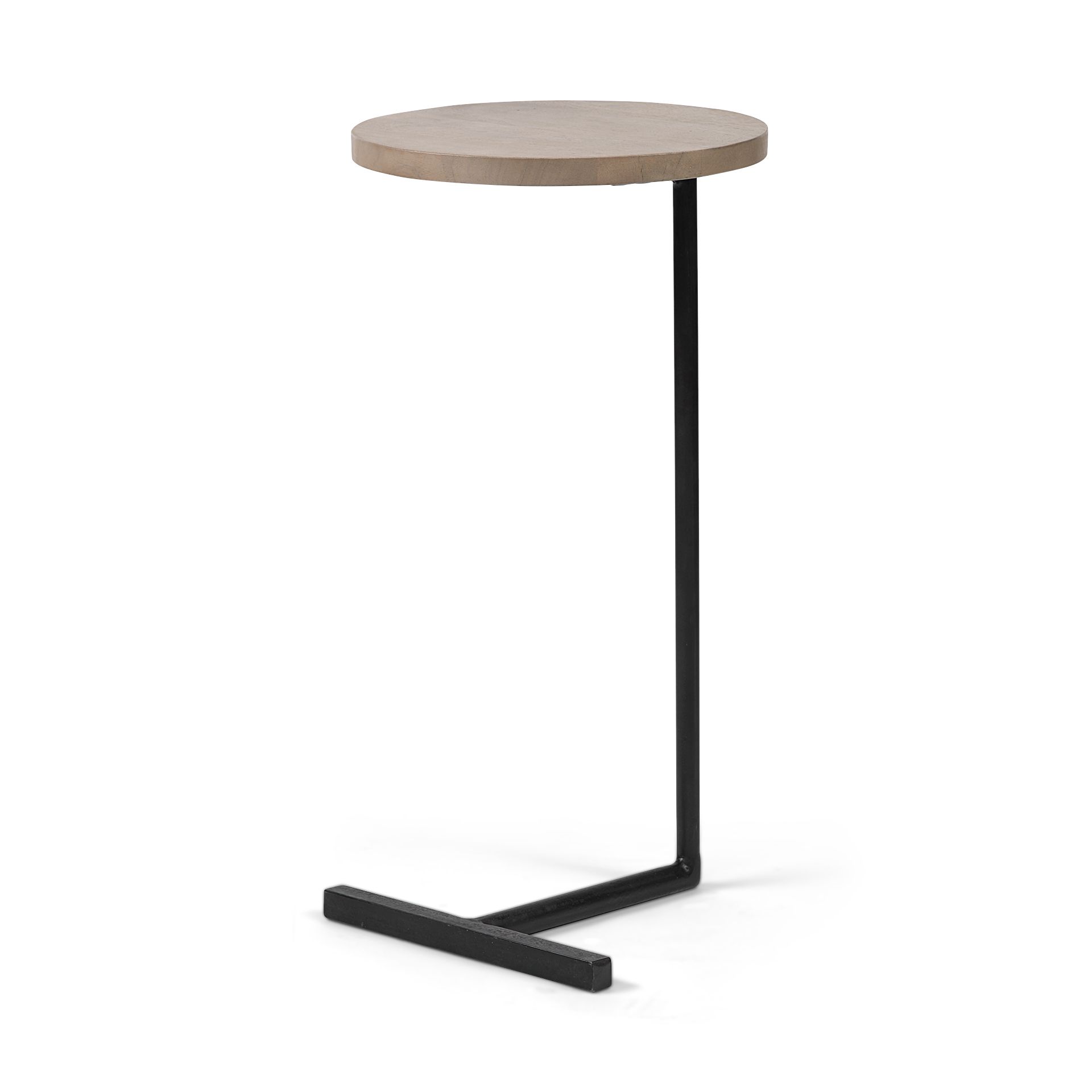 Waverly Side Table | Modern Round Wood Side Table