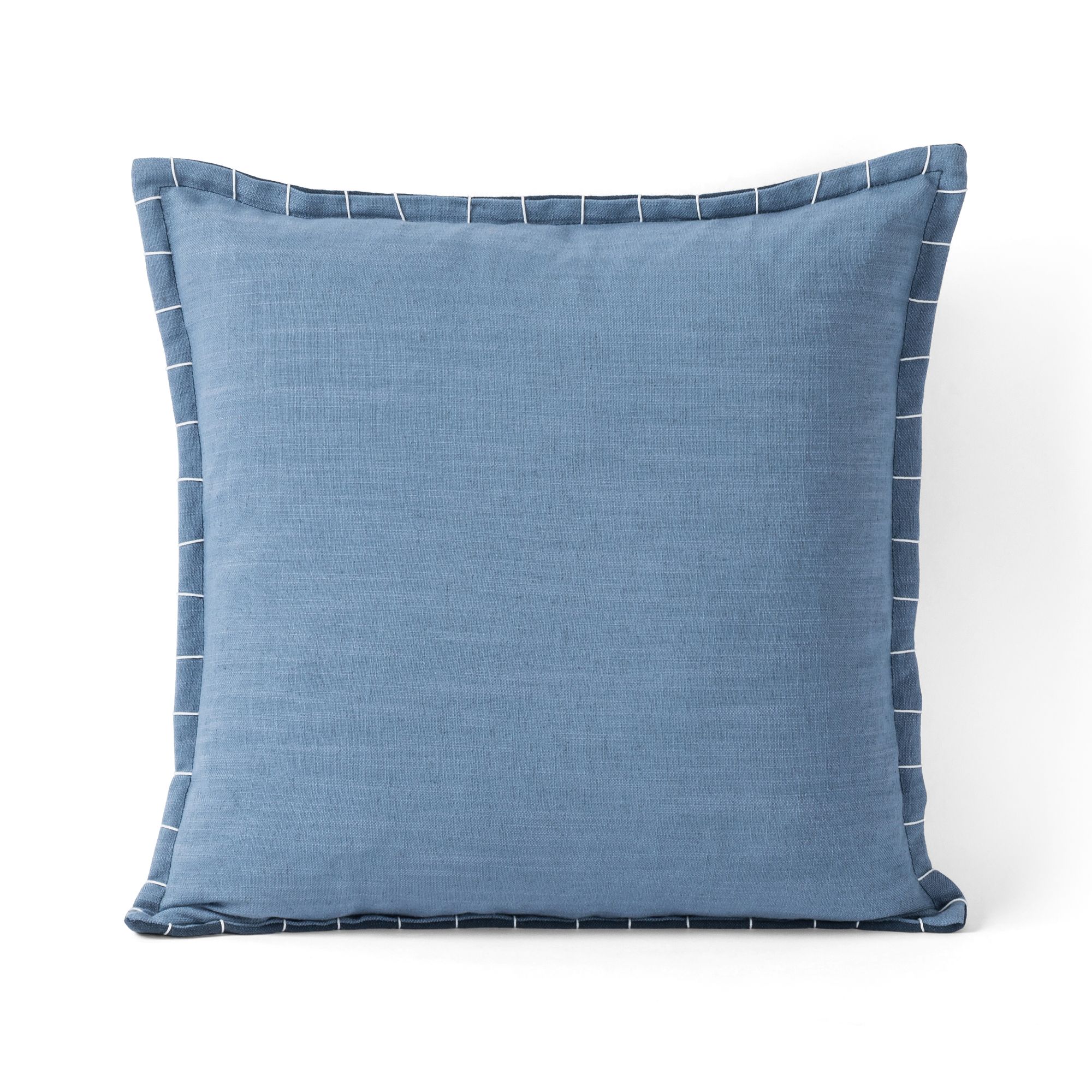 Blue and Yellow Scandi Tulip Throw Pillow by World Market