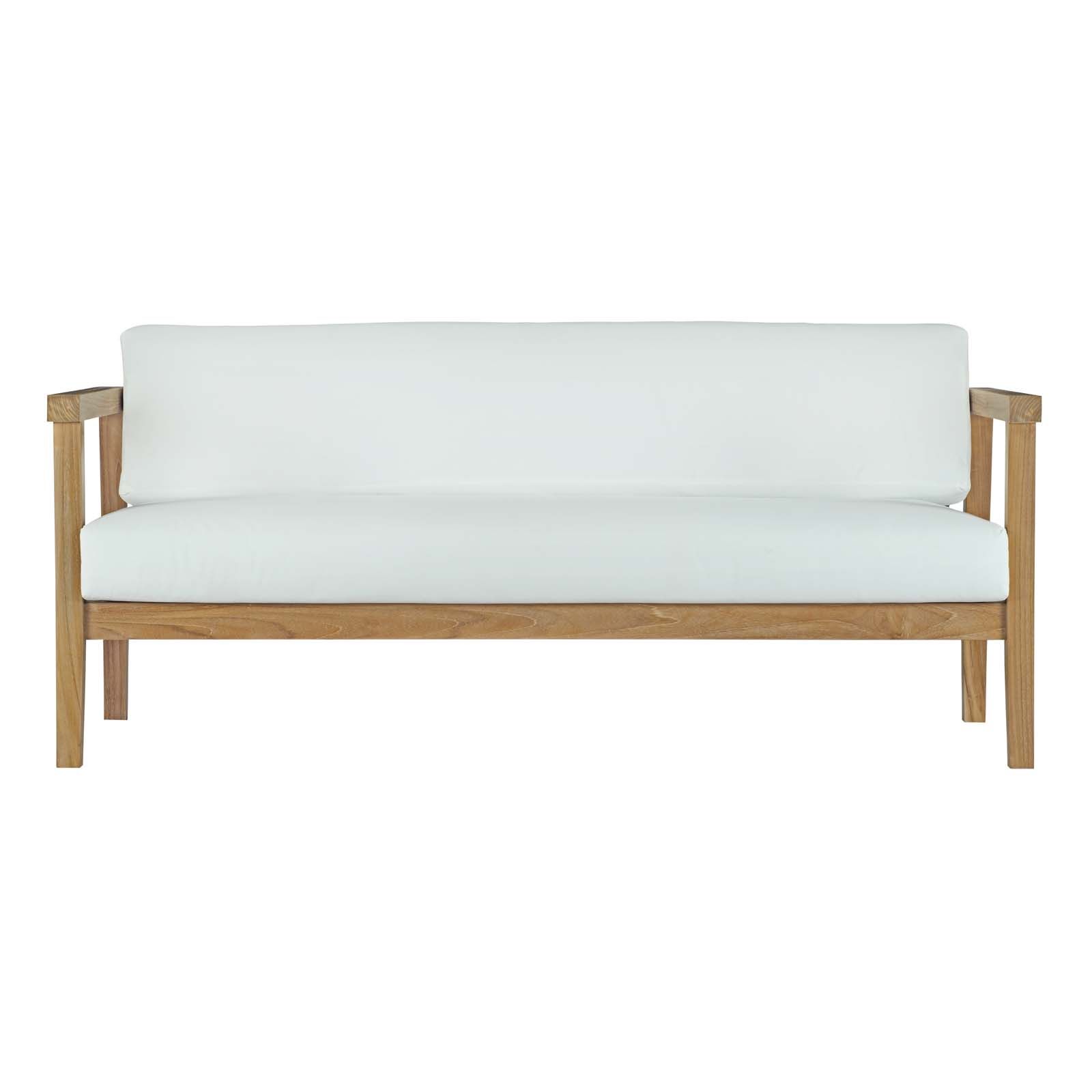 Modway upland outdoor patio teak sofa discount