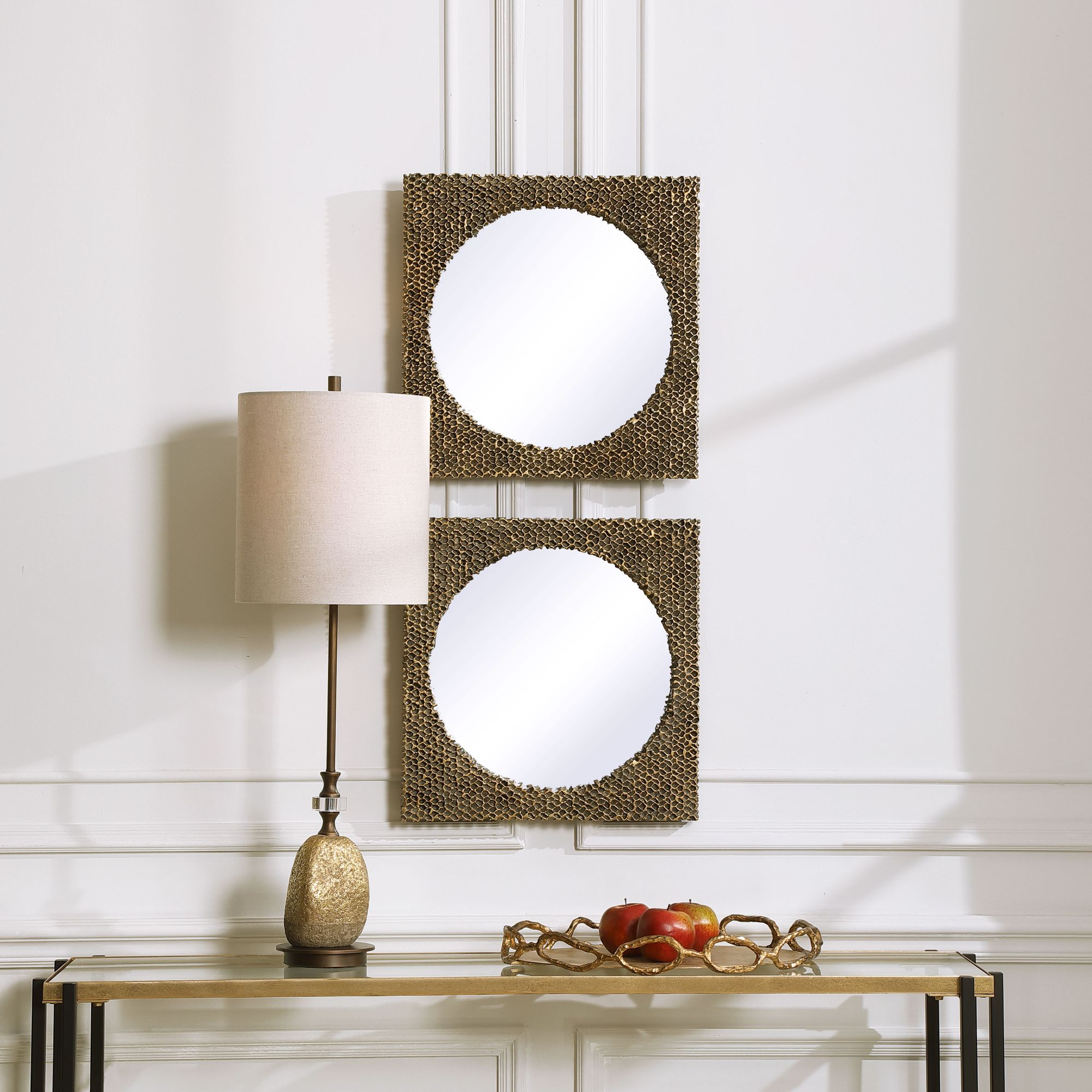 The Hive Square Mirrors - Set of 2 at