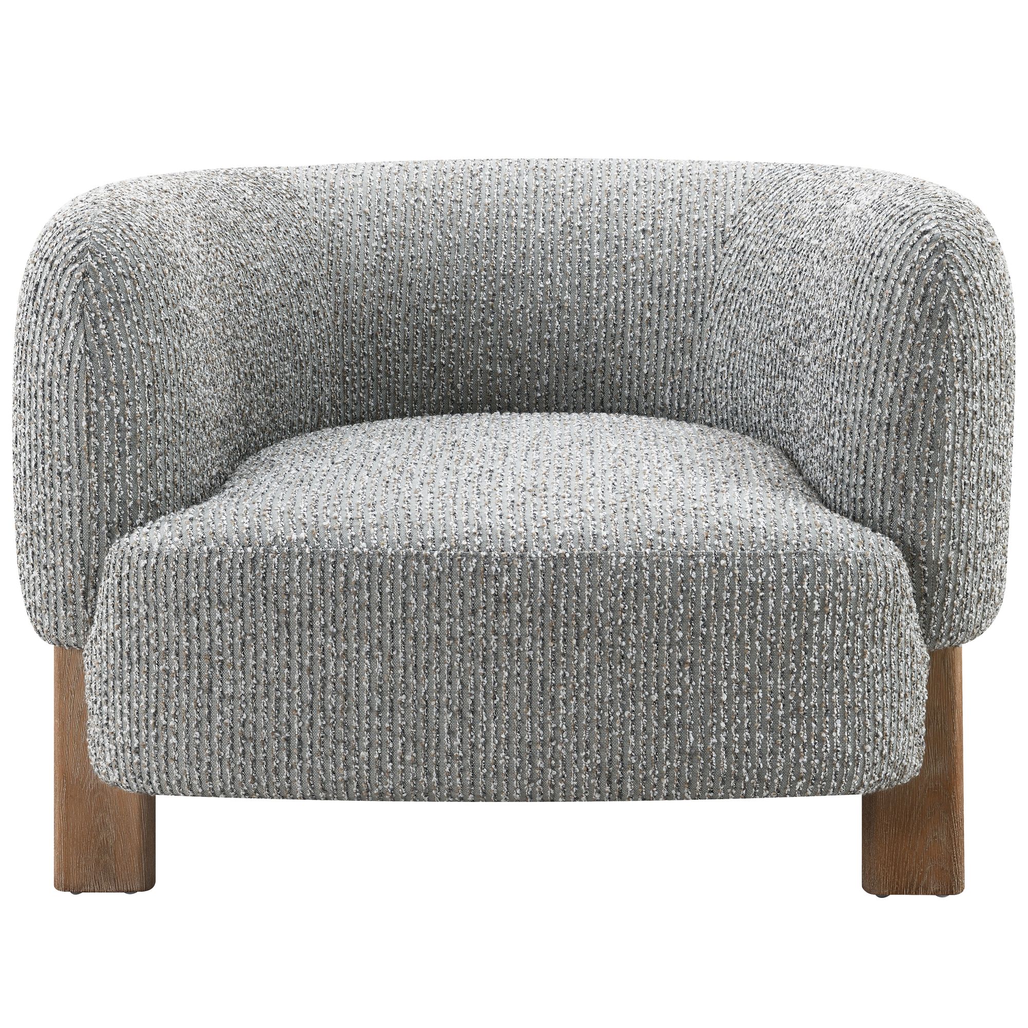 Round discount back armchair