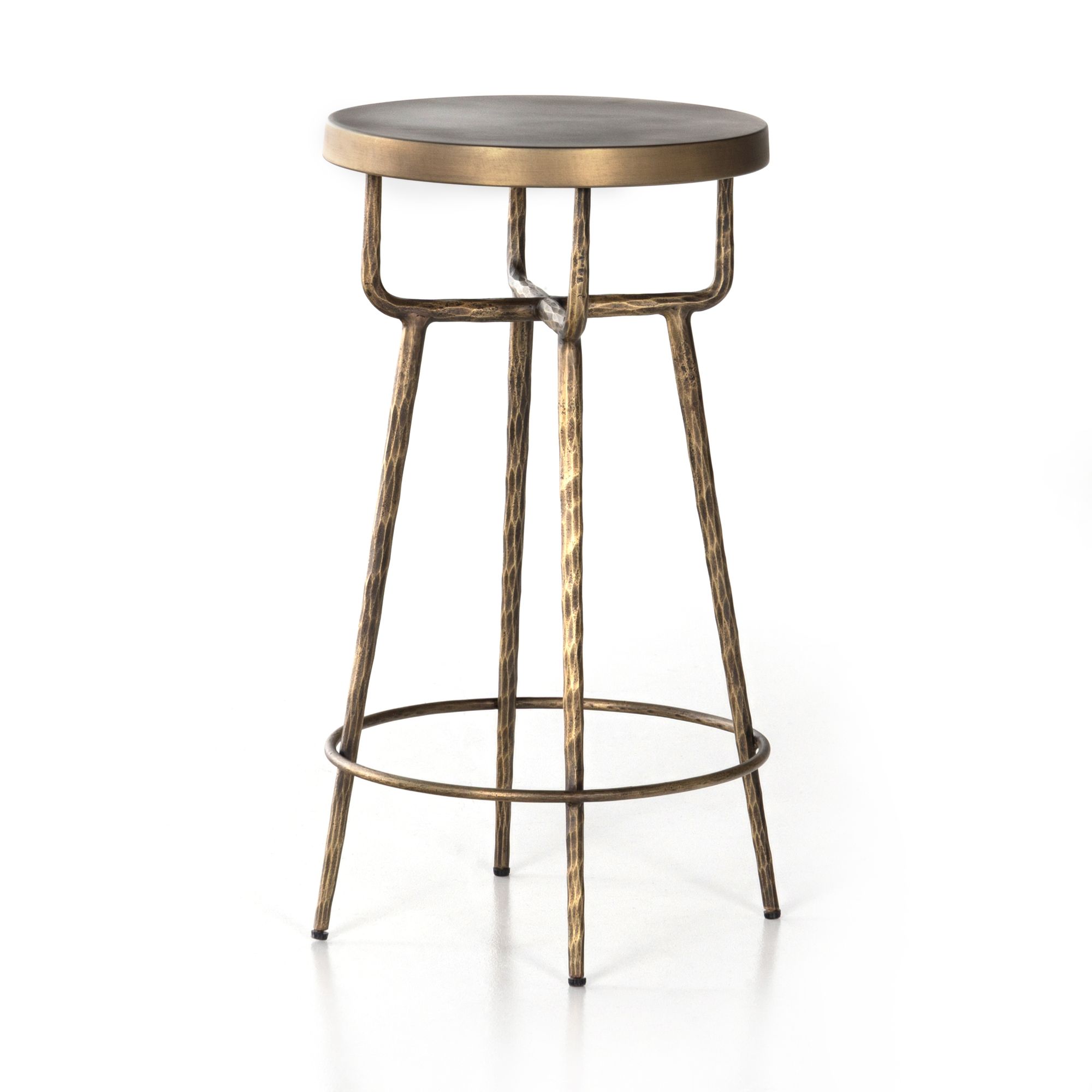 Antique brass online stool