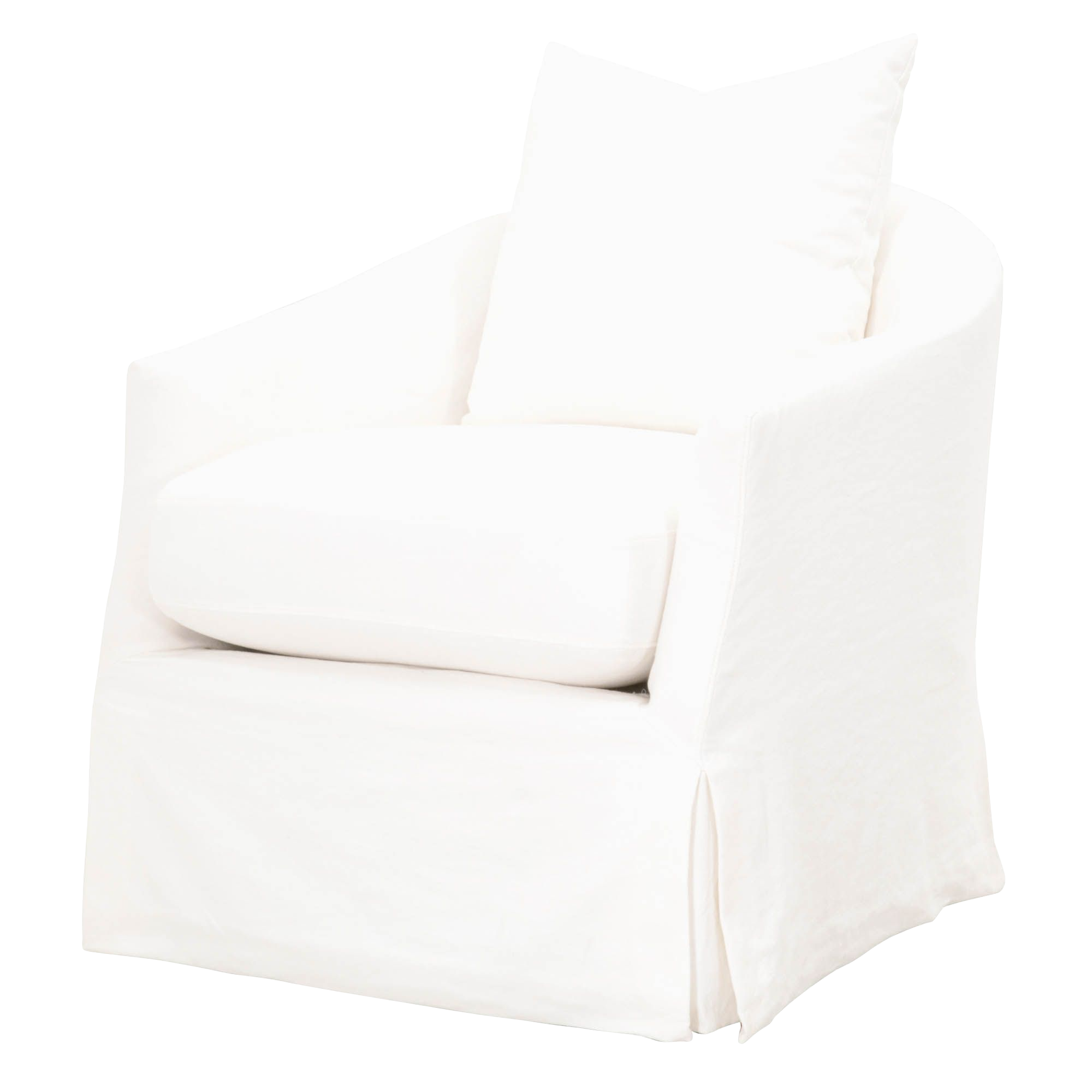 Swivel club 2025 chair slipcover