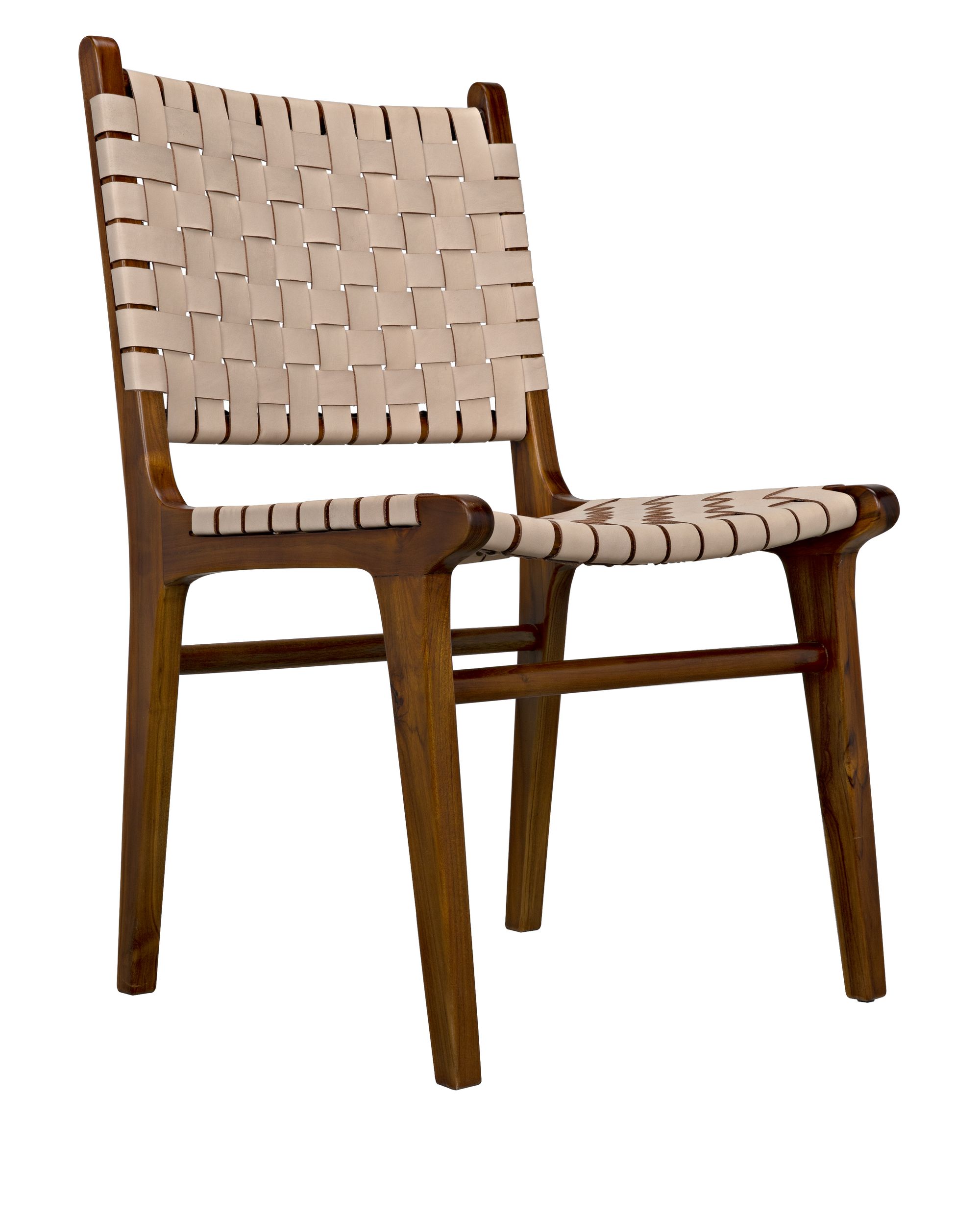 Fenton leather best sale dining chair