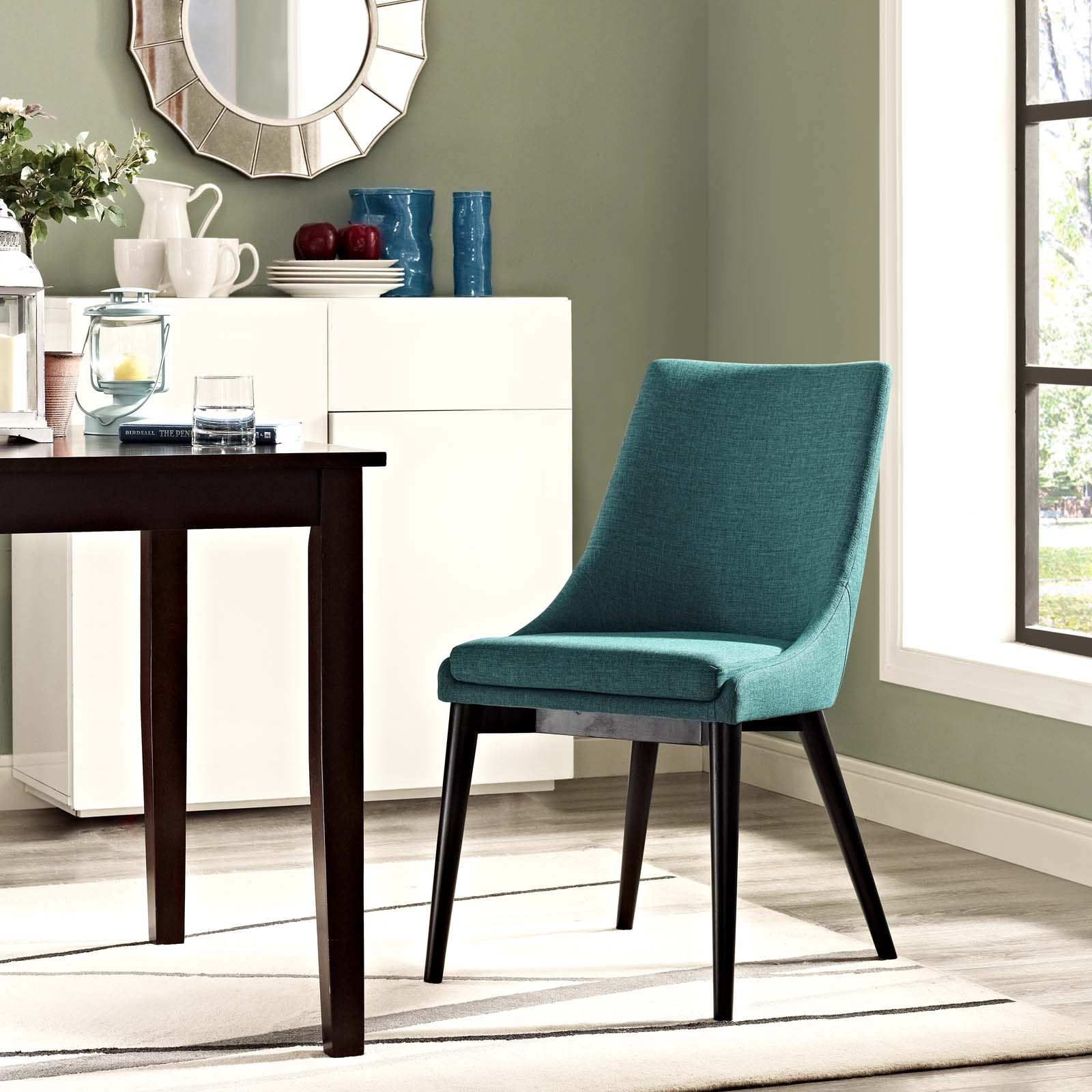 Viscount Fabric Dining Chair at allmine