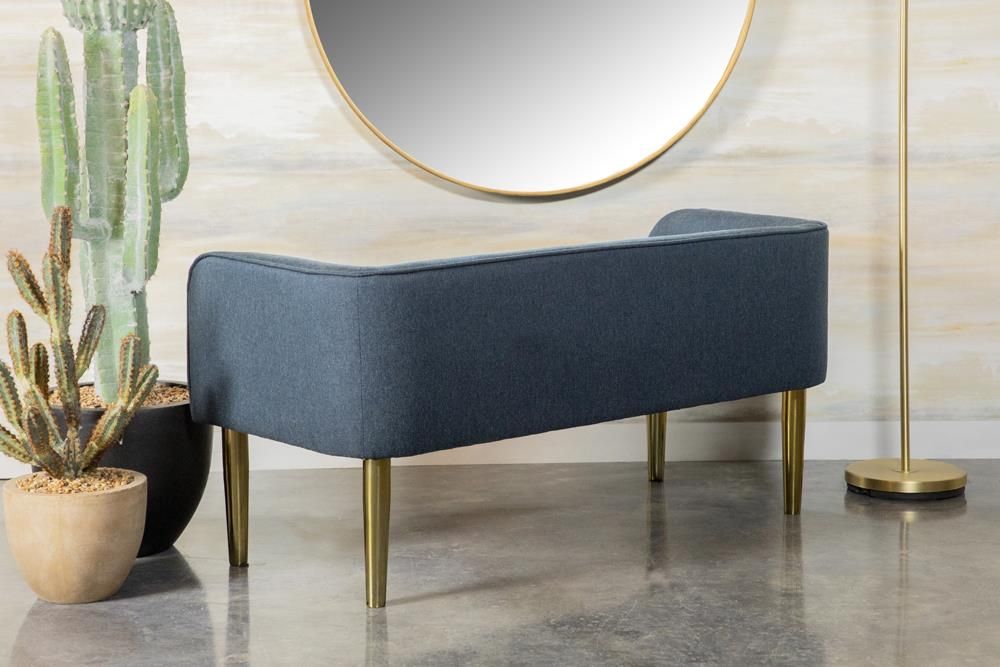Low upholstered bench sales