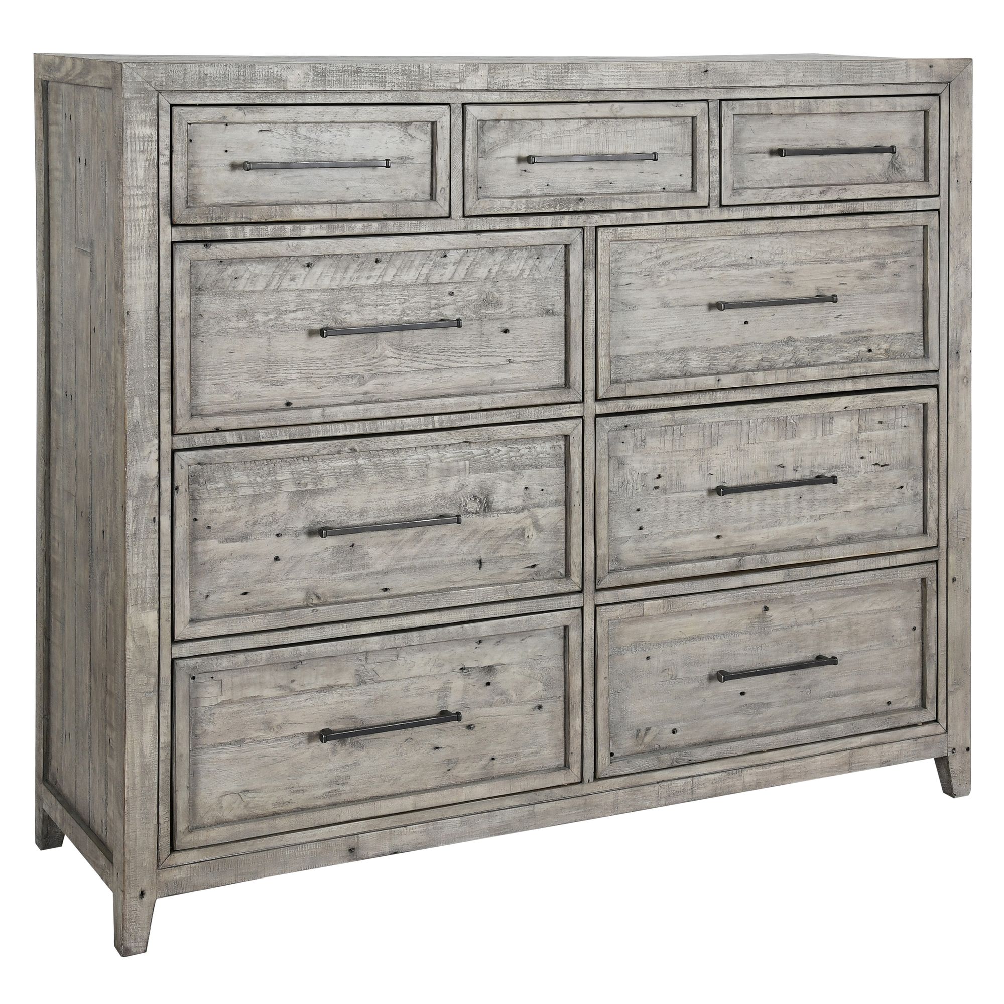 grey pine dresser DaVinci Fairway 6-Drawer Double Dresser Cottage Grey