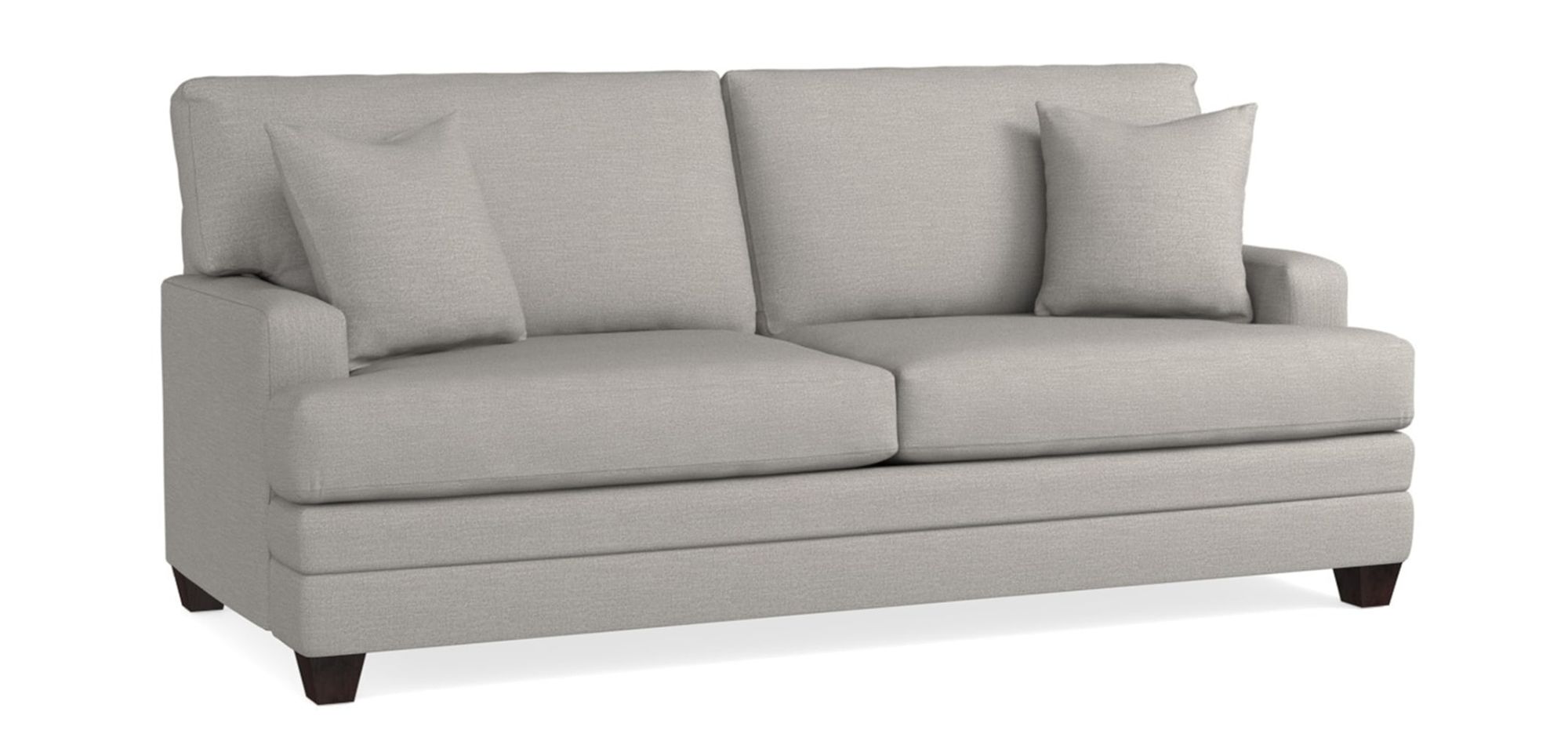 Stark Dark Grey Sofa with Track Arms