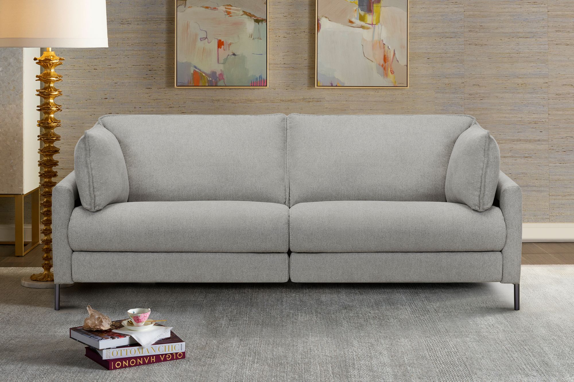 Armen Living Juliett Power Reclining Sofa