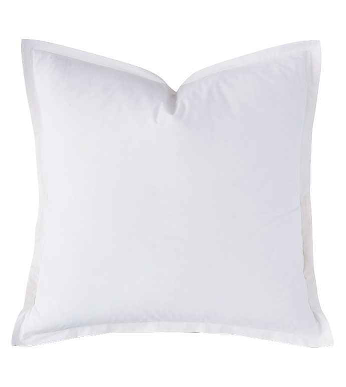 Plain white euro clearance sham