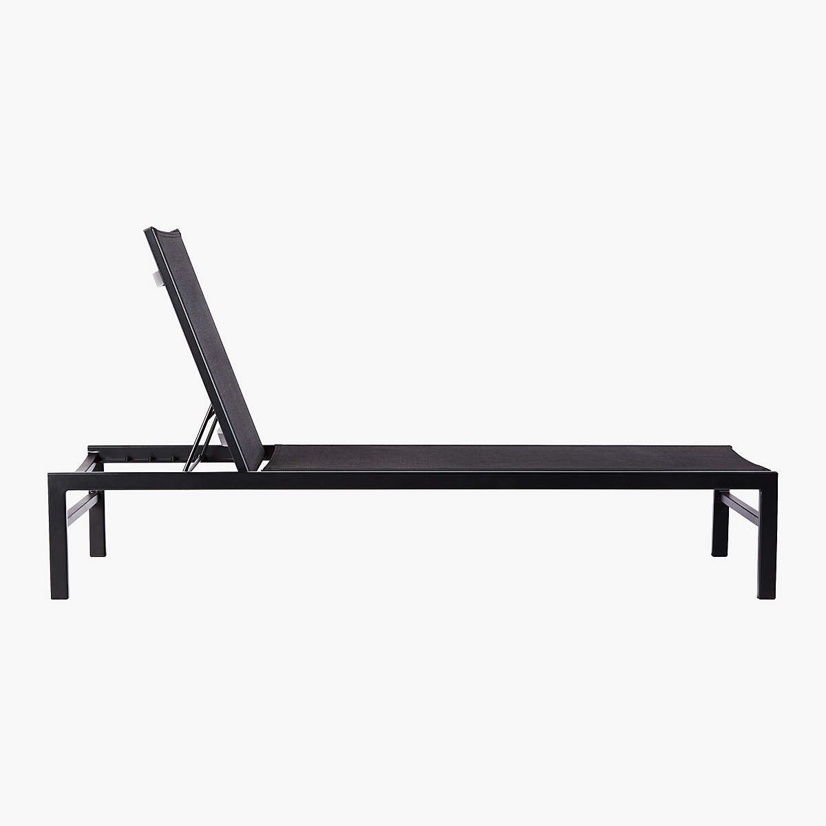 Black metal best sale sun loungers