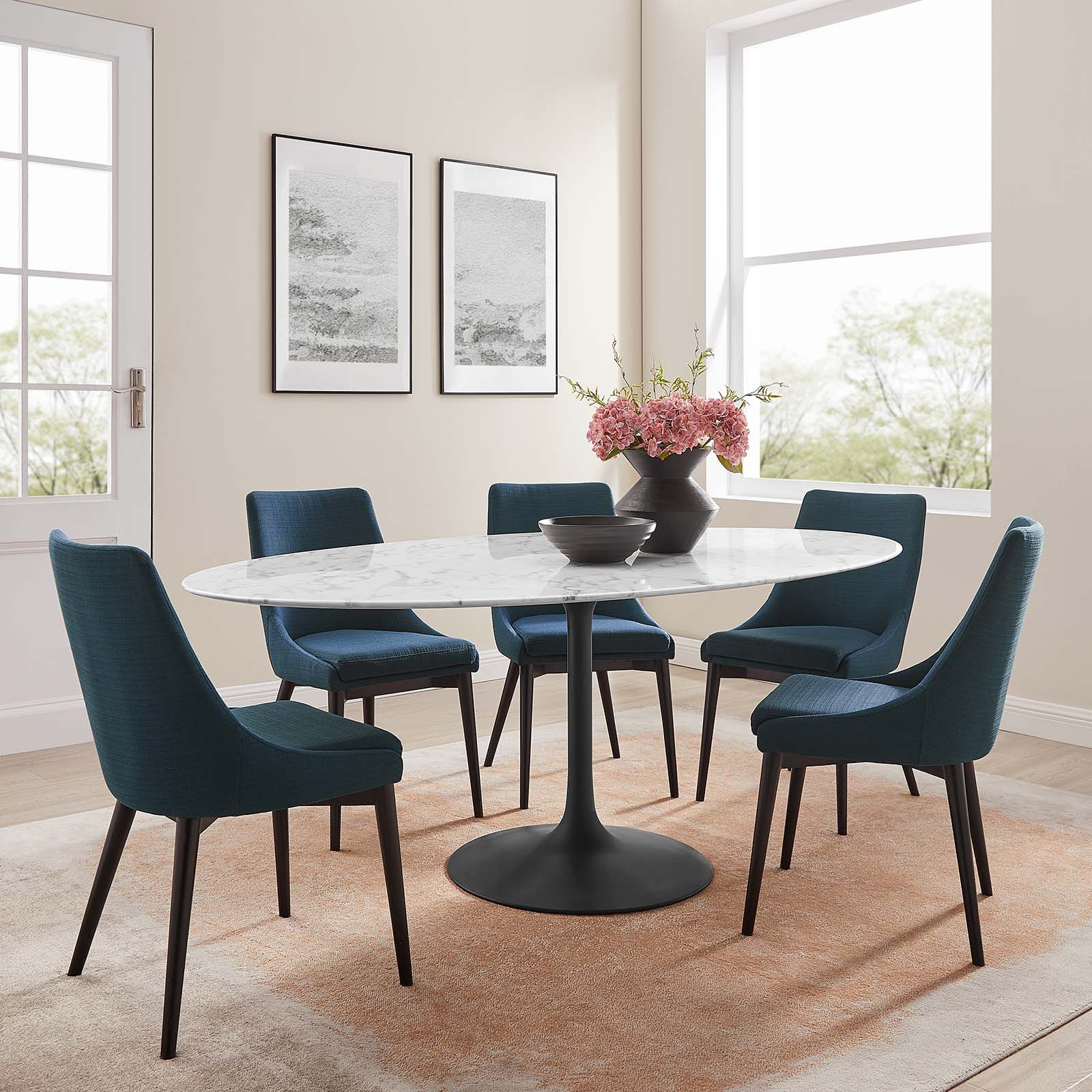 Lippa 78 oval dining table discount