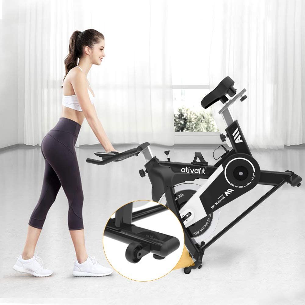 Ativafit Exercise Bike Stationary Indoor Cycling Bike 35 Lbs