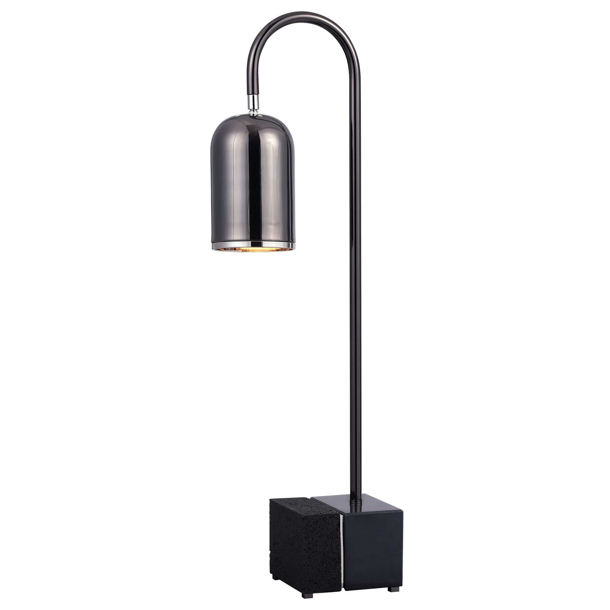 Cagliari Perforated Black Desk Lamp - Zest Lighting