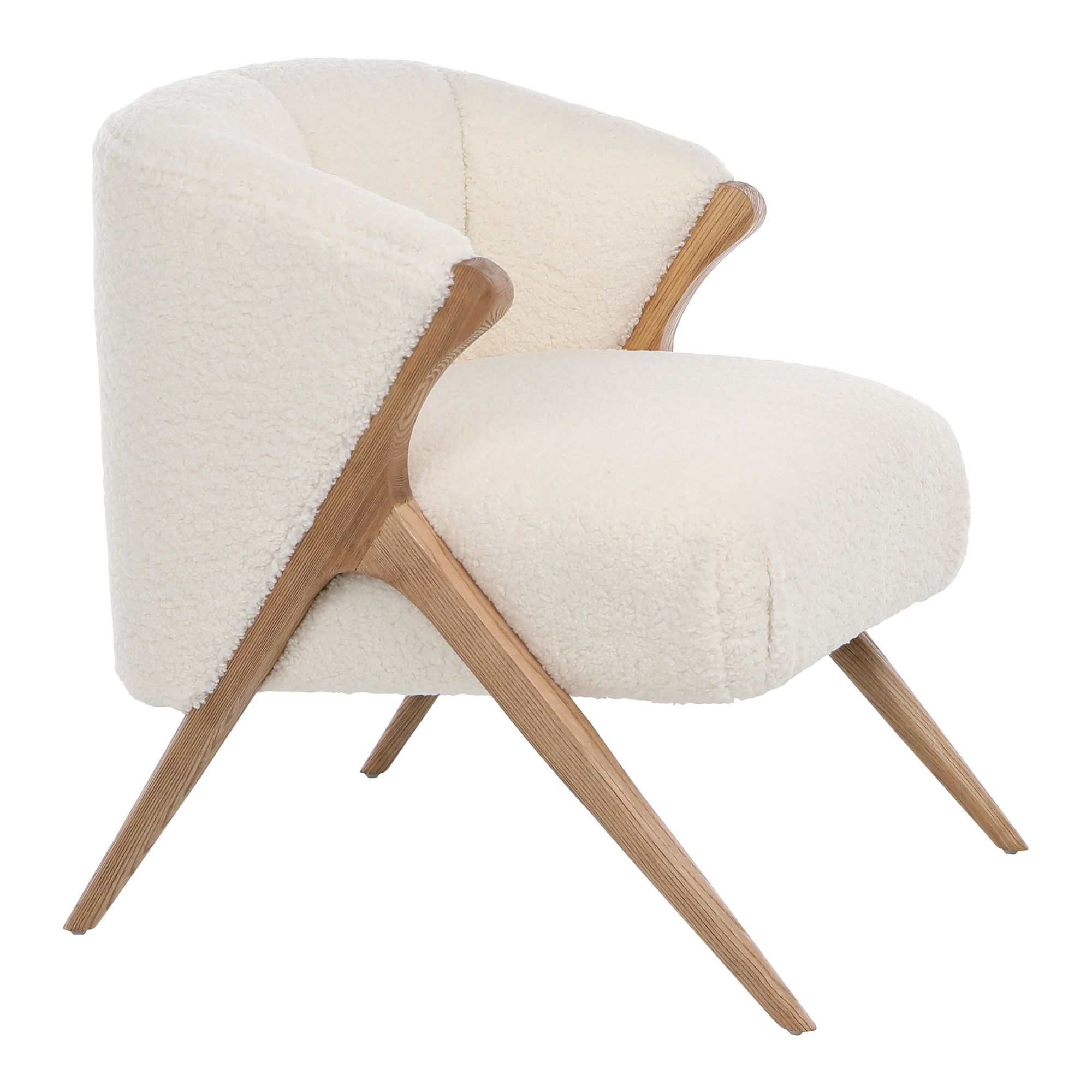 Lena best sale sheepskin chair